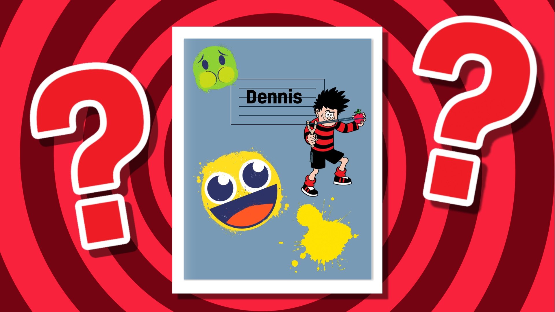 A decorated exercise book